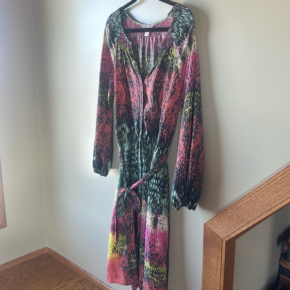 Beautiful colorful XL dress by Harper and Gray